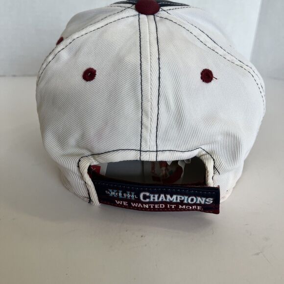 New York Giants Superbowl 42 Championship Adjustable Hat Cap NE Patriots 2008 - Picture 6 of 12